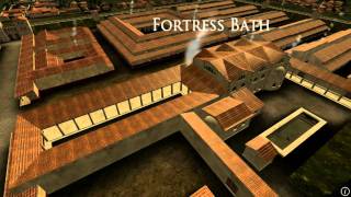 Animation of ancient Roman Fort in Caerleon Wales [upl. by Wiese]