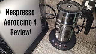 Nespresso Aeroccino 4 Milk Frother Review  Worth upgrading from the Aeroccino 3 [upl. by Atiniv]