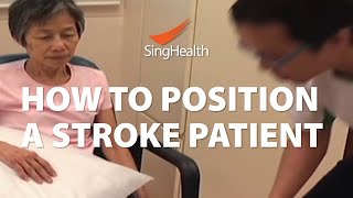 How To Position A Stroke Patient [upl. by Htebasil]