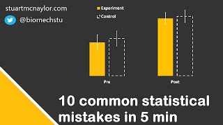 Ten Statistical Mistakes in 5 Min [upl. by Oglesby296]