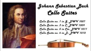 Johann Sebastian Bach  Cello suites in 432 Hz great for reading or studying [upl. by Bendicty]