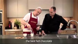 How to make a hot chocolate using an aerolatte milk frother [upl. by Evot]