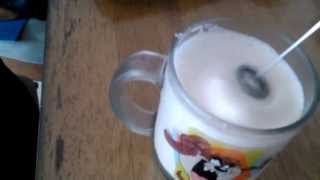 Aerolatte Review Frothing Cold Milk In Under 1 Minute [upl. by Ebsen620]